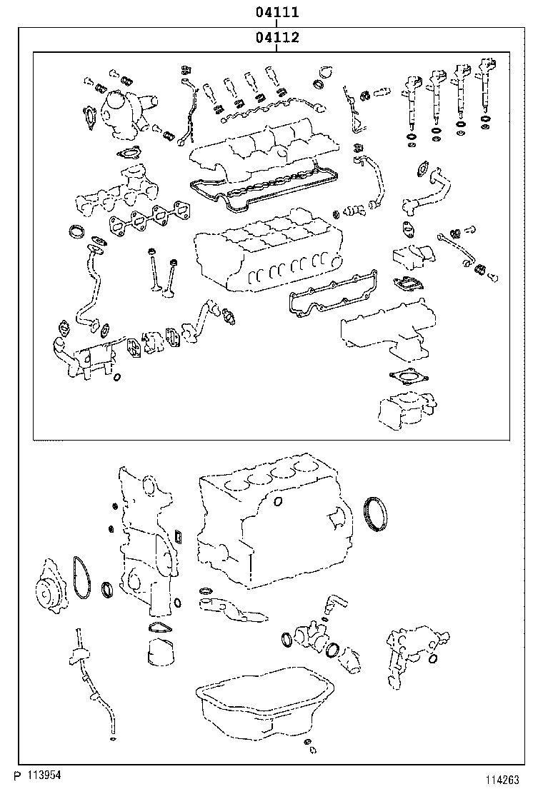  RAV4 |  ENGINE OVERHAUL GASKET KIT