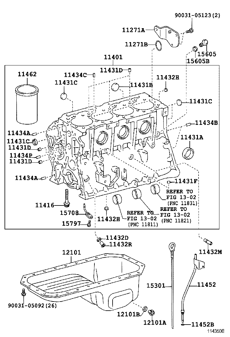  DYNA |  CYLINDER BLOCK