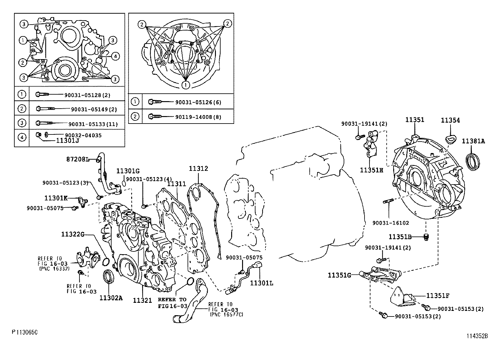 DYNA | TIMING GEAR COVER REAR END PLATE
