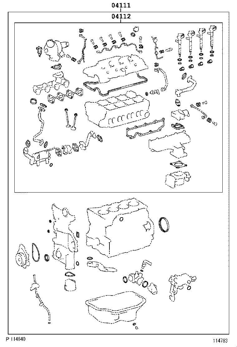  RAV4 |  ENGINE OVERHAUL GASKET KIT