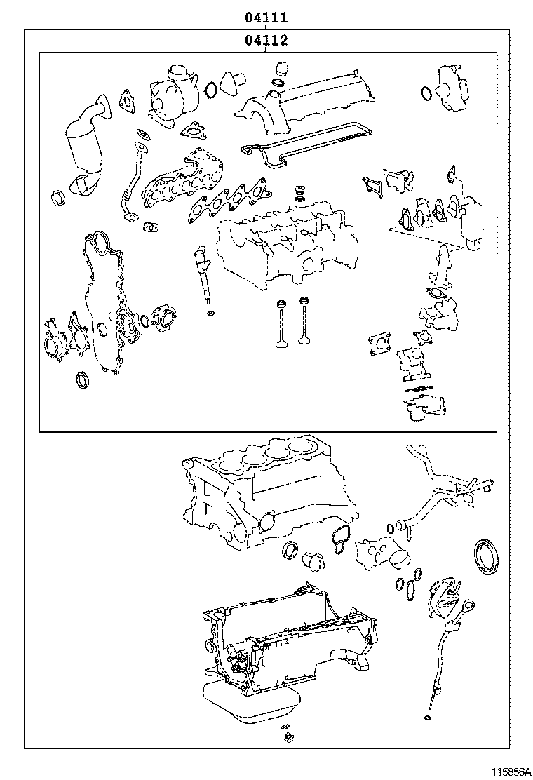 URBAN CRUISER |  ENGINE OVERHAUL GASKET KIT