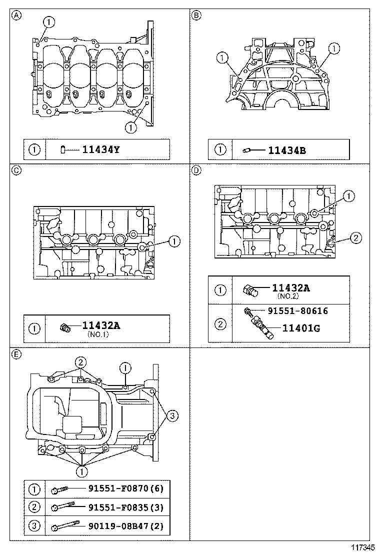  PRIUS PLUG IN HBD |  CYLINDER BLOCK