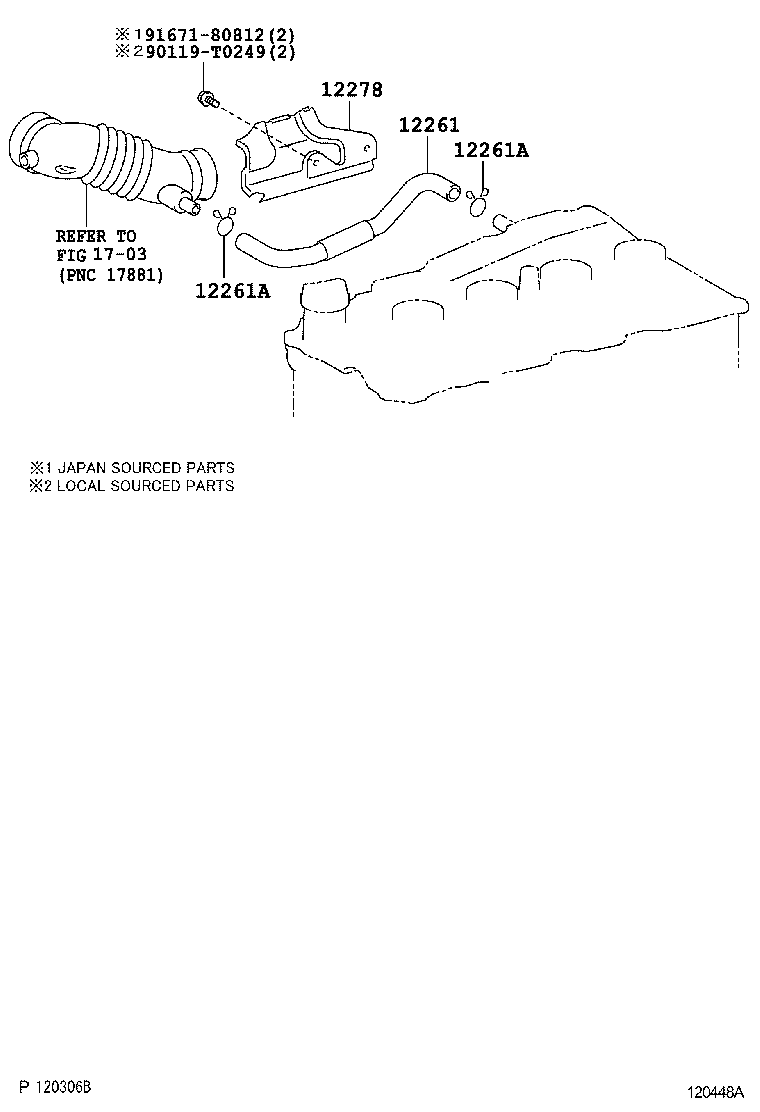  HILUX |  VENTILATION HOSE