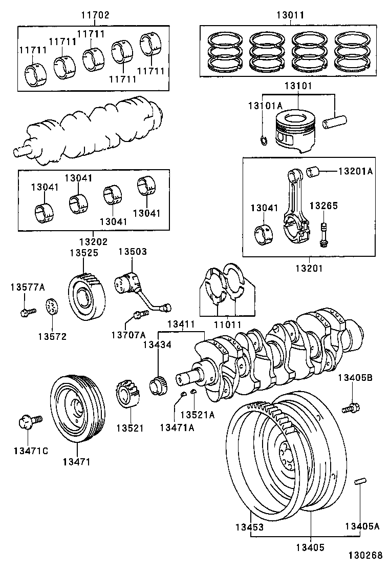  COASTER |  CRANKSHAFT PISTON