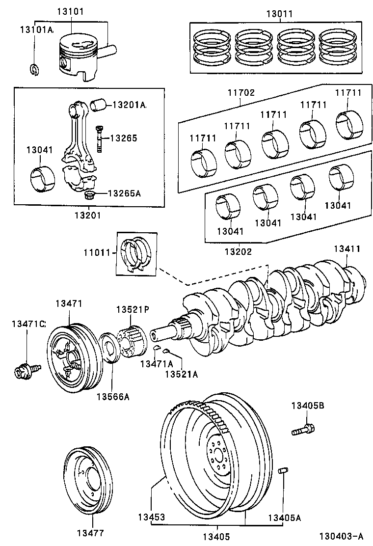  DYNA |  CRANKSHAFT PISTON