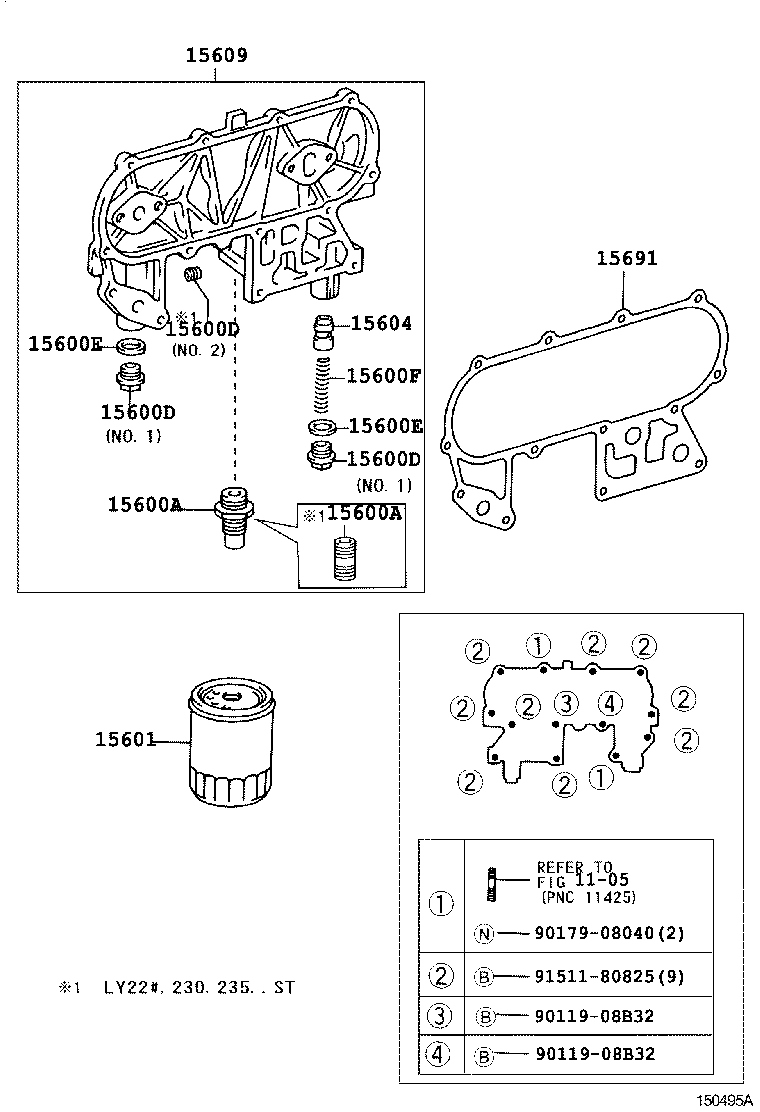 TOYOTA DYNALY235LTBMFS TOOLENGINEFUEL OIL FILTER Japan Parts EU