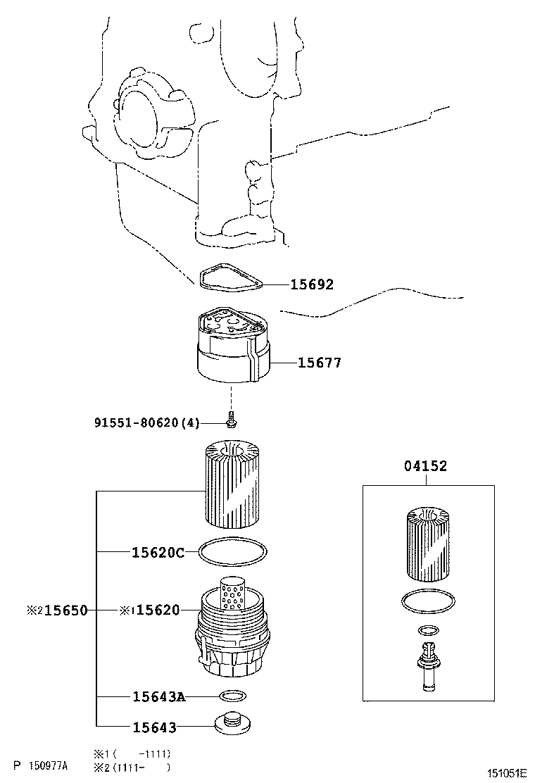 TOYOTA RAV4ALA30LAWFGXW TOOLENGINEFUEL OIL FILTER Japan Parts EU