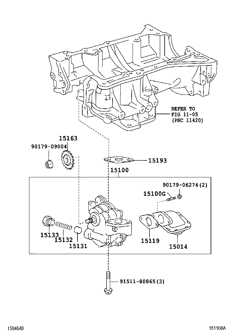  CAMRY |  ENGINE OIL PUMP