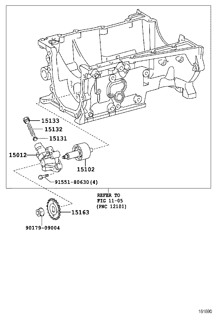  AURIS HYBRID UKP |  ENGINE OIL PUMP