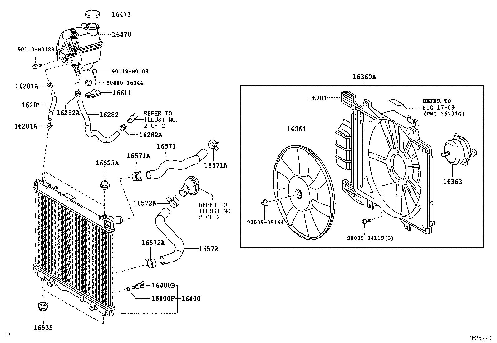  YARIS FRP |  RADIATOR WATER OUTLET