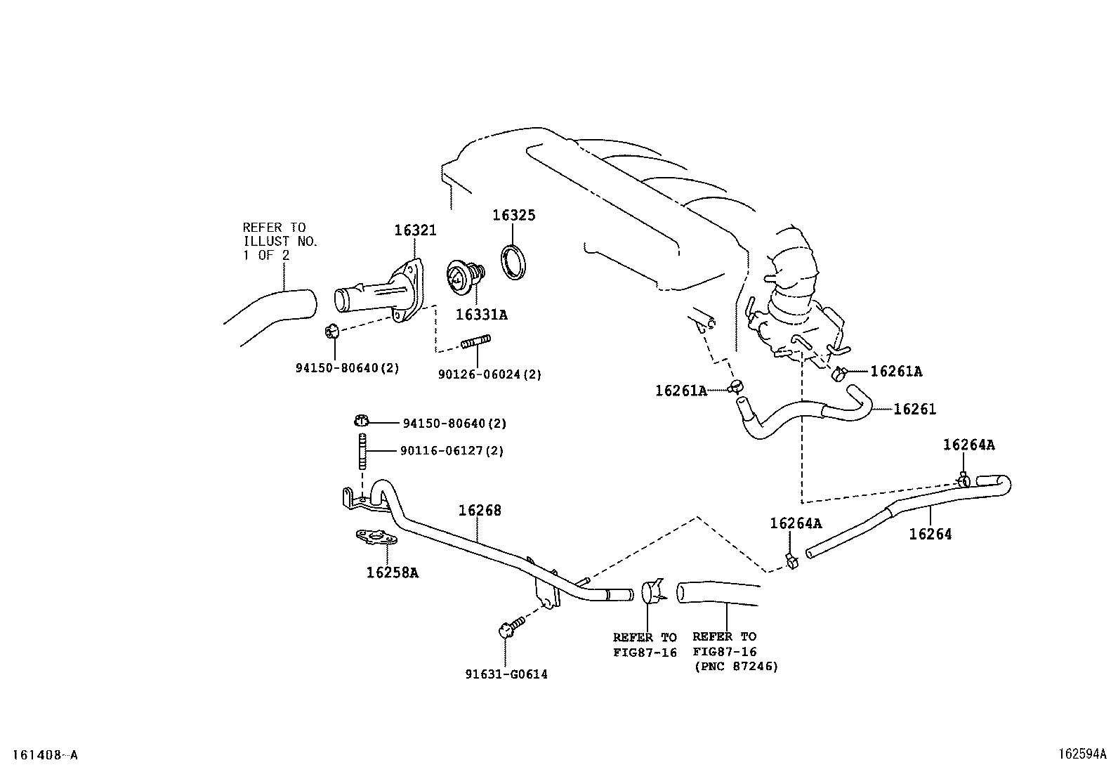  CAMRY |  RADIATOR WATER OUTLET