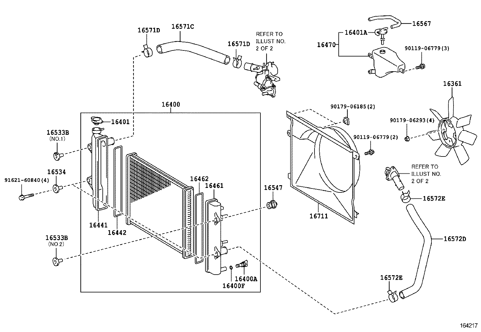  LAND CRUISER 120 |  RADIATOR WATER OUTLET