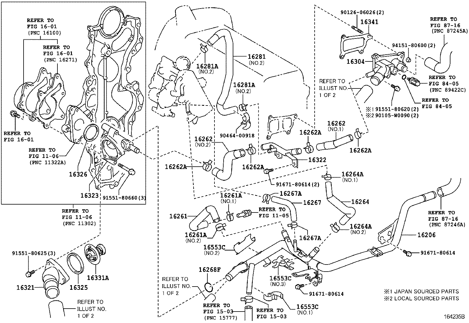  YARIS FRP |  RADIATOR WATER OUTLET