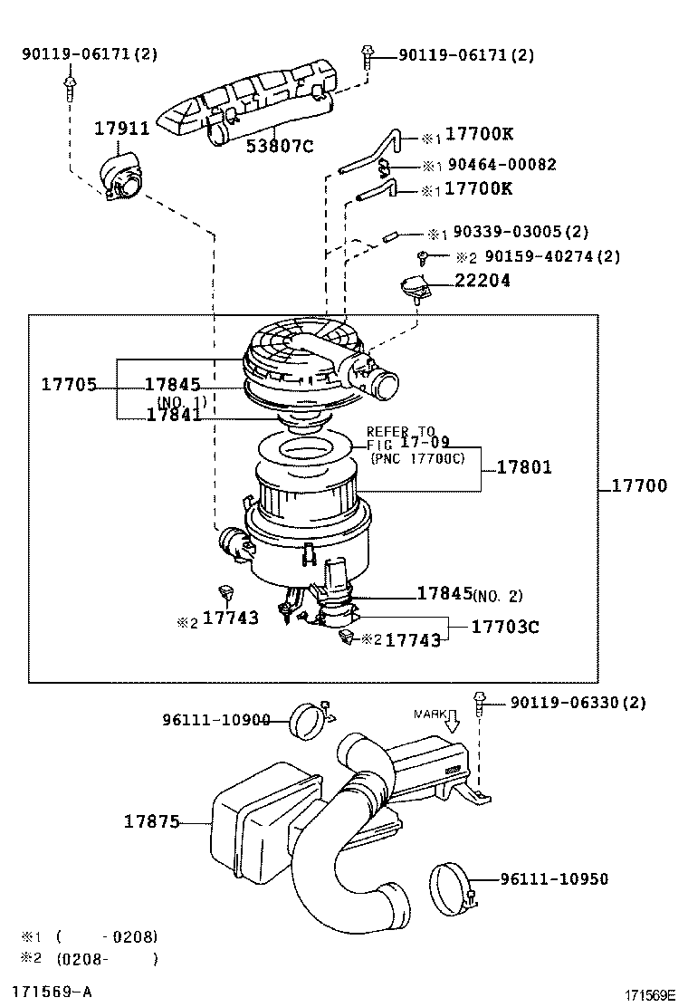  LAND CRUISER 100 |  AIR CLEANER