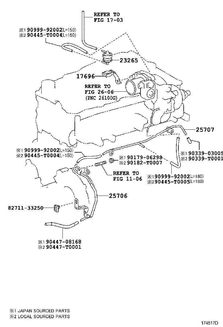  HILUX |  VACUUM PIPING