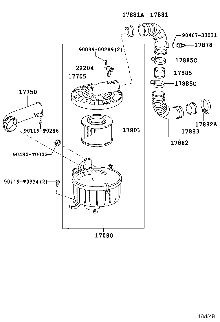  HILUX |  AIR CLEANER