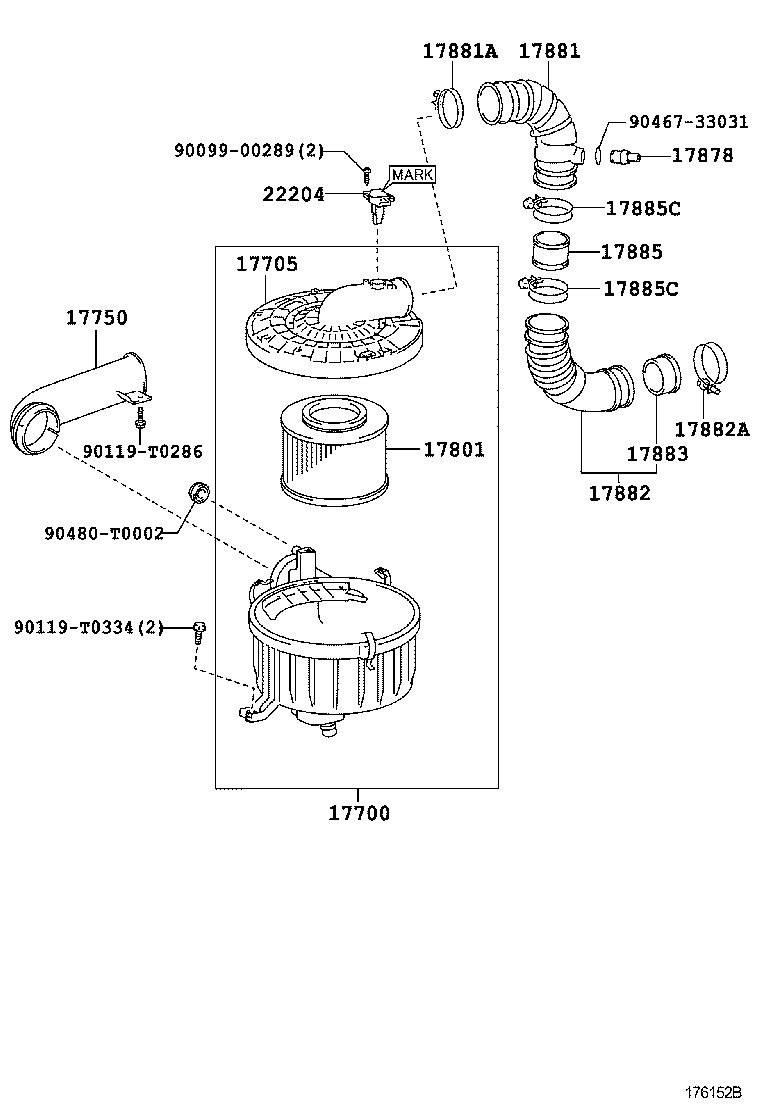  HILUX |  AIR CLEANER