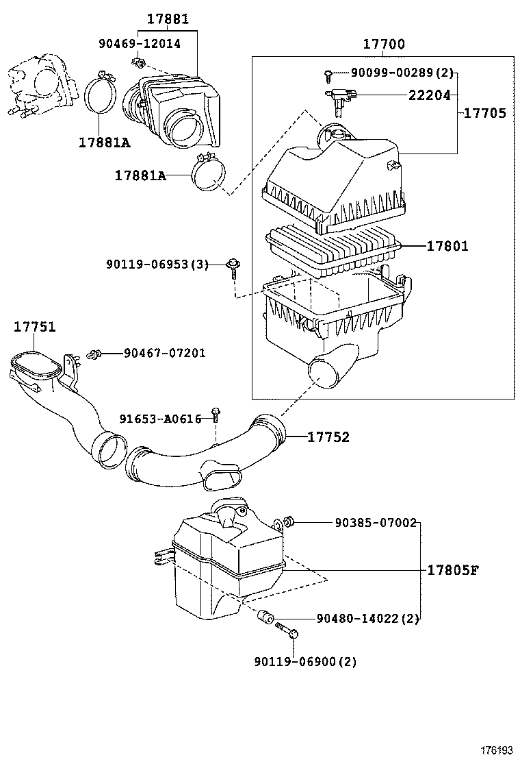  PREVIA TARAGO |  AIR CLEANER