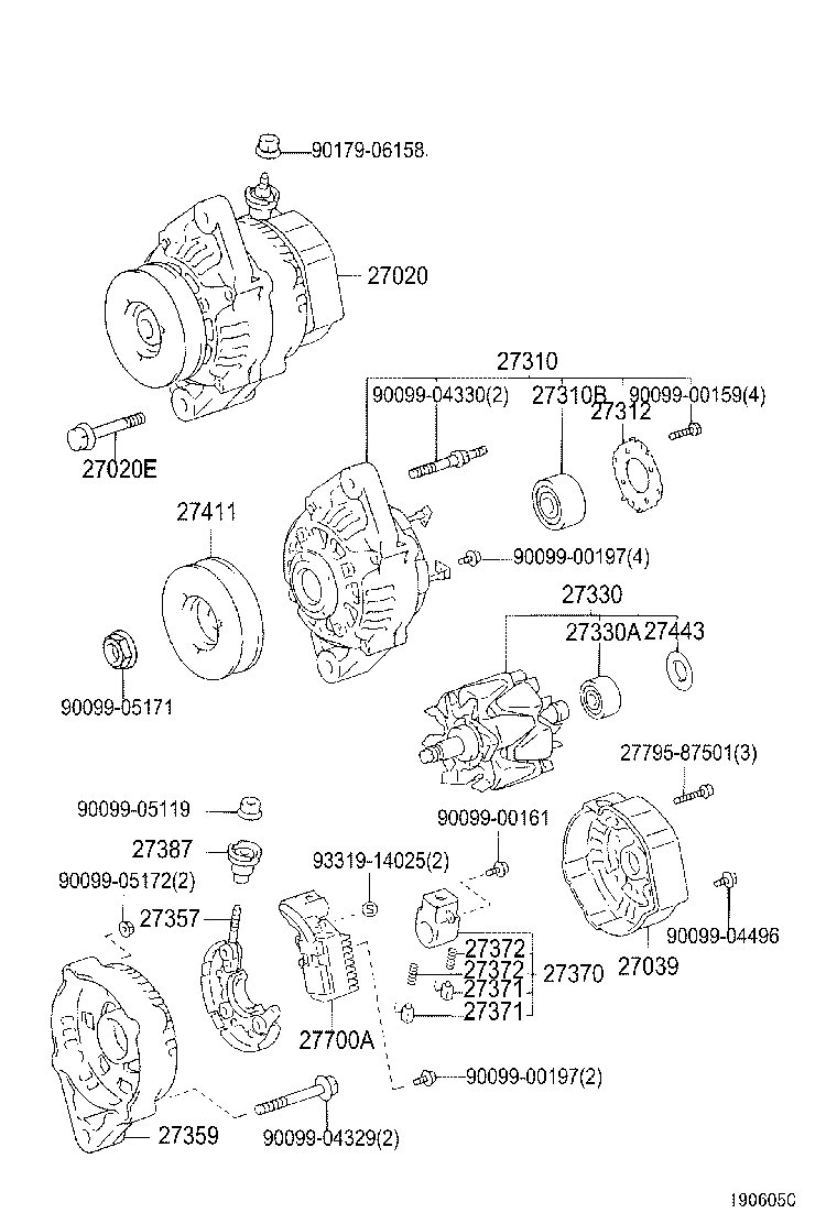  COASTER |  ALTERNATOR