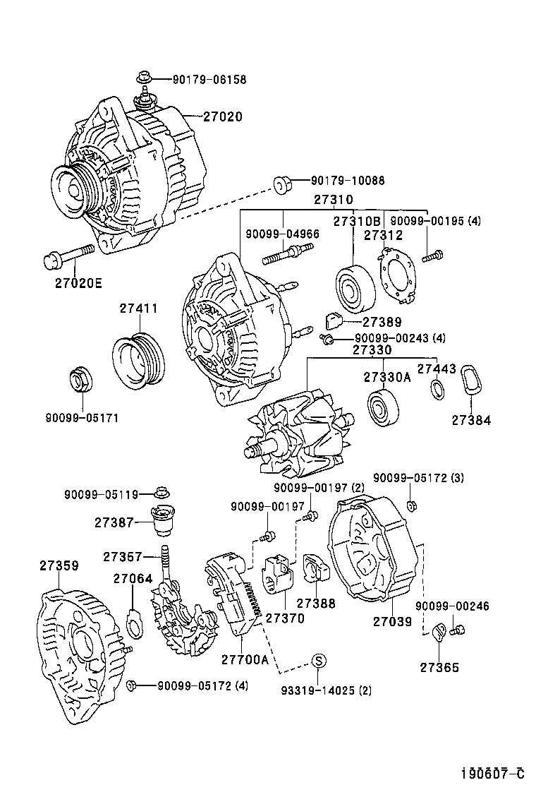  COASTER |  ALTERNATOR