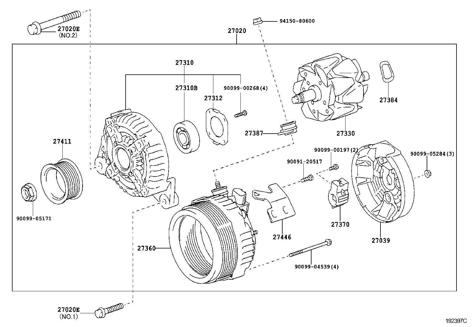  RAV4 |  ALTERNATOR