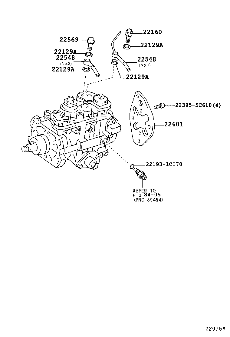  COASTER |  INJECTION PUMP BODY