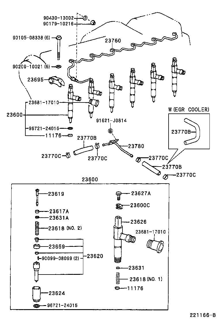  LAND CRUISER 100 |  INJECTION NOZZLE