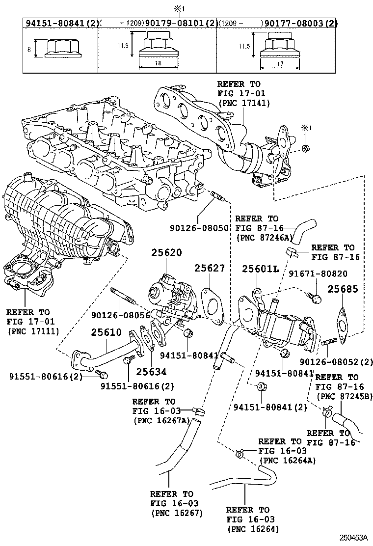  PRIUS PLUG IN HBD |  EXHAUST GAS RECIRCULATION SYSTEM