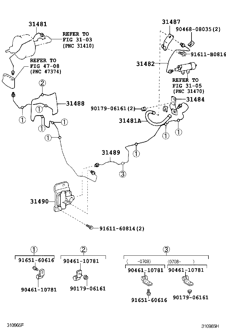  COASTER |  CLUTCH PEDAL FLEXIBLE HOSE