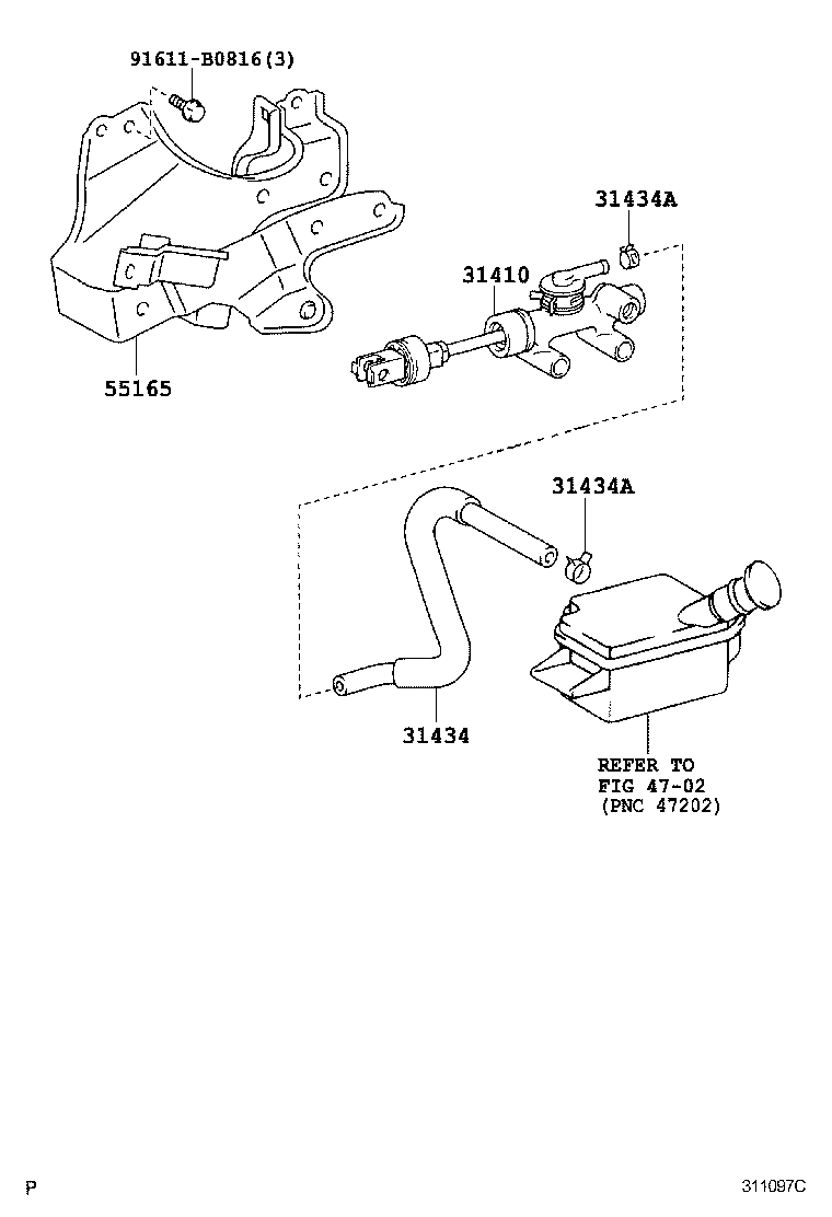  DYNA |  CLUTCH MASTER CYLINDER