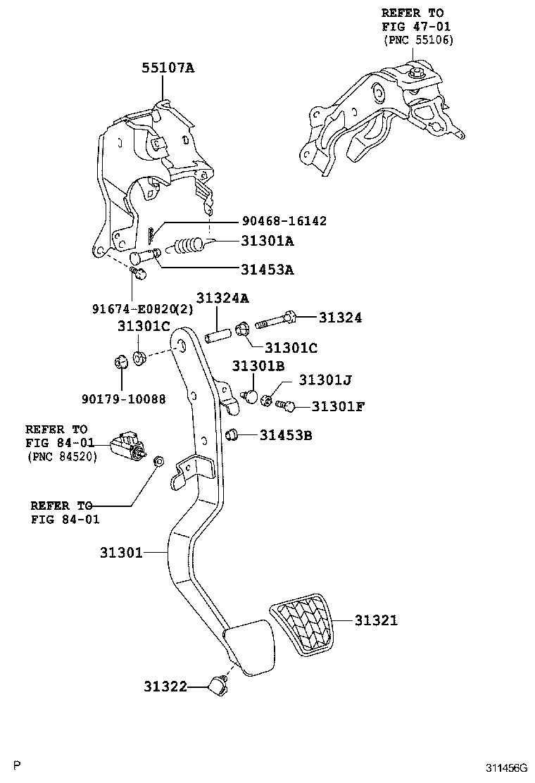  YARIS JPP |  CLUTCH PEDAL FLEXIBLE HOSE
