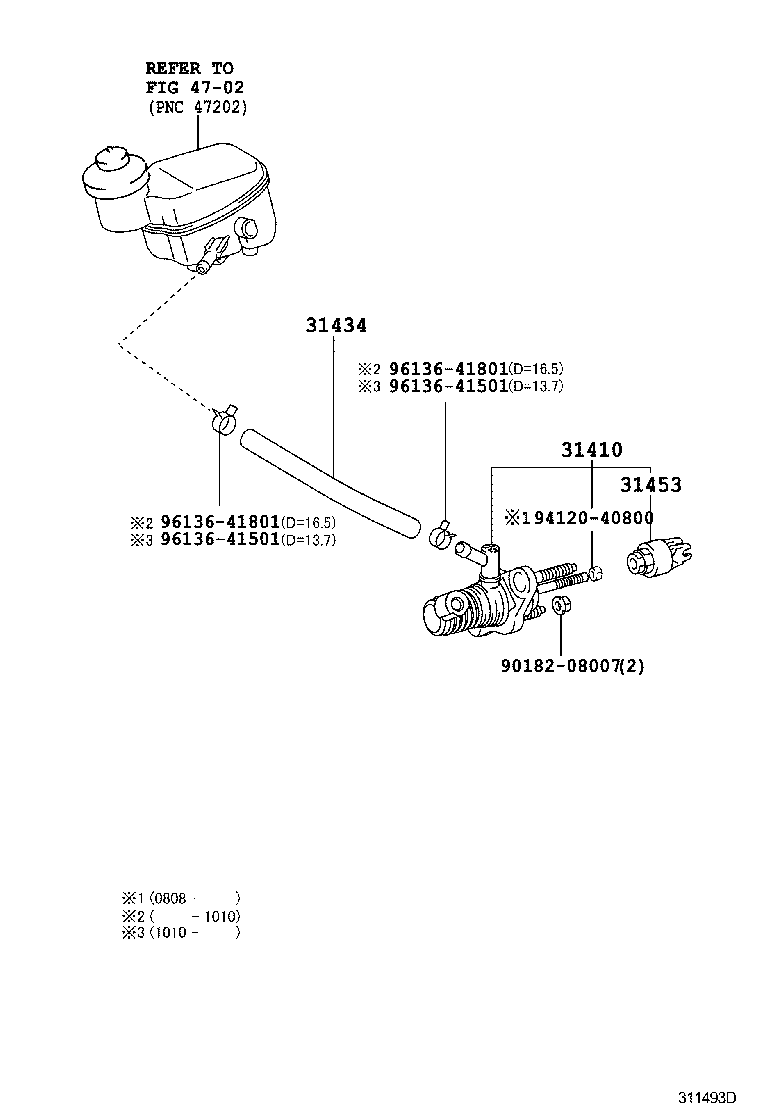  YARIS JPP |  CLUTCH MASTER CYLINDER