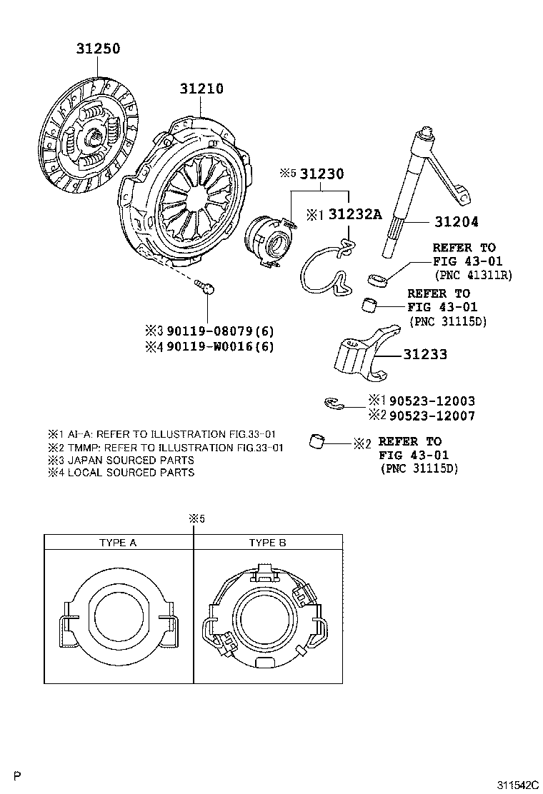  YARIS FRP |  CLUTCH RELEASE FORK