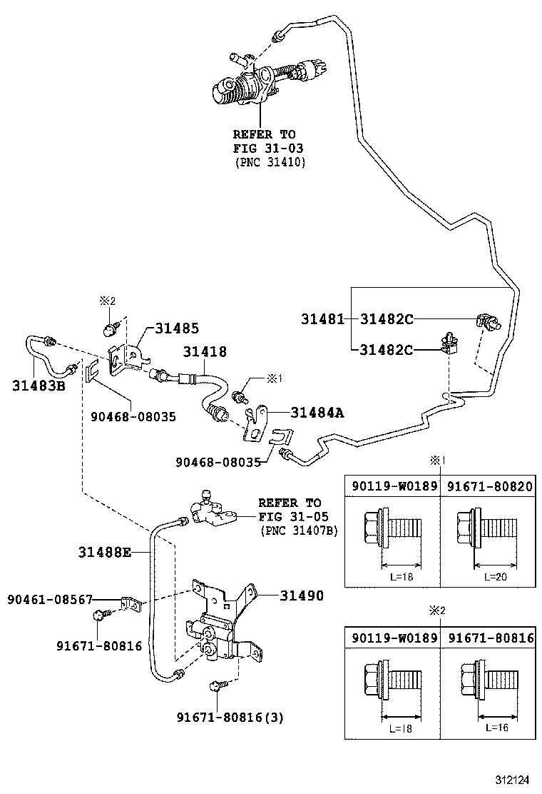  YARIS FRP |  CLUTCH PEDAL FLEXIBLE HOSE