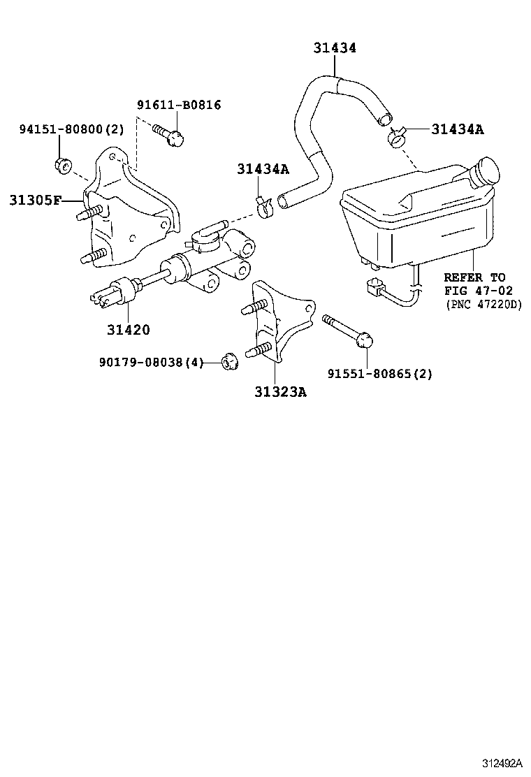  DYNA |  CLUTCH MASTER CYLINDER