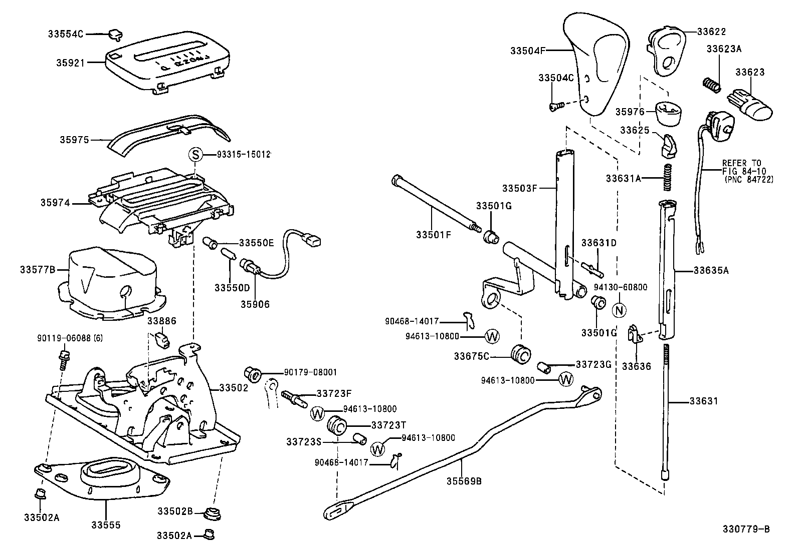  LAND CRUISER 100 |  SHIFT LEVER RETAINER