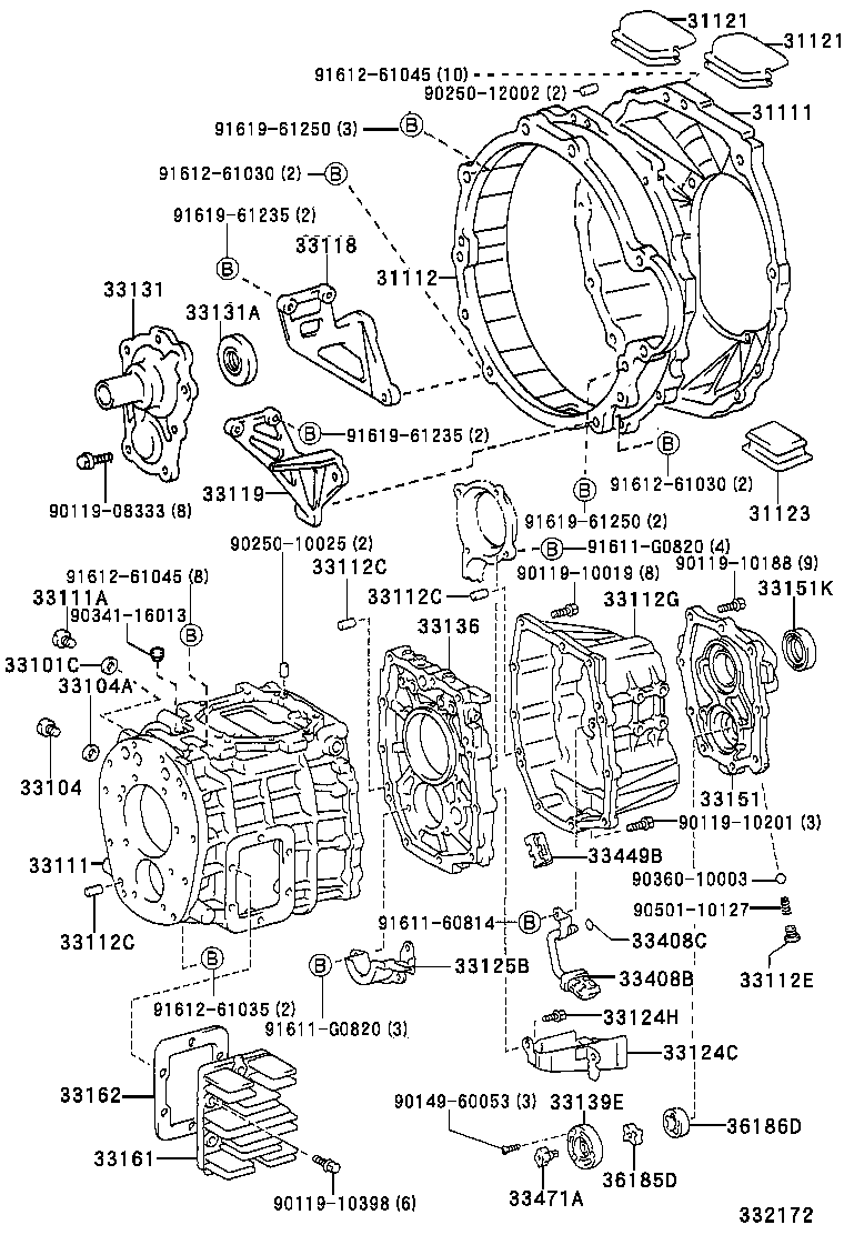 DYNA |  CLUTCH HOUSING TRANSMISSION CASE MTM