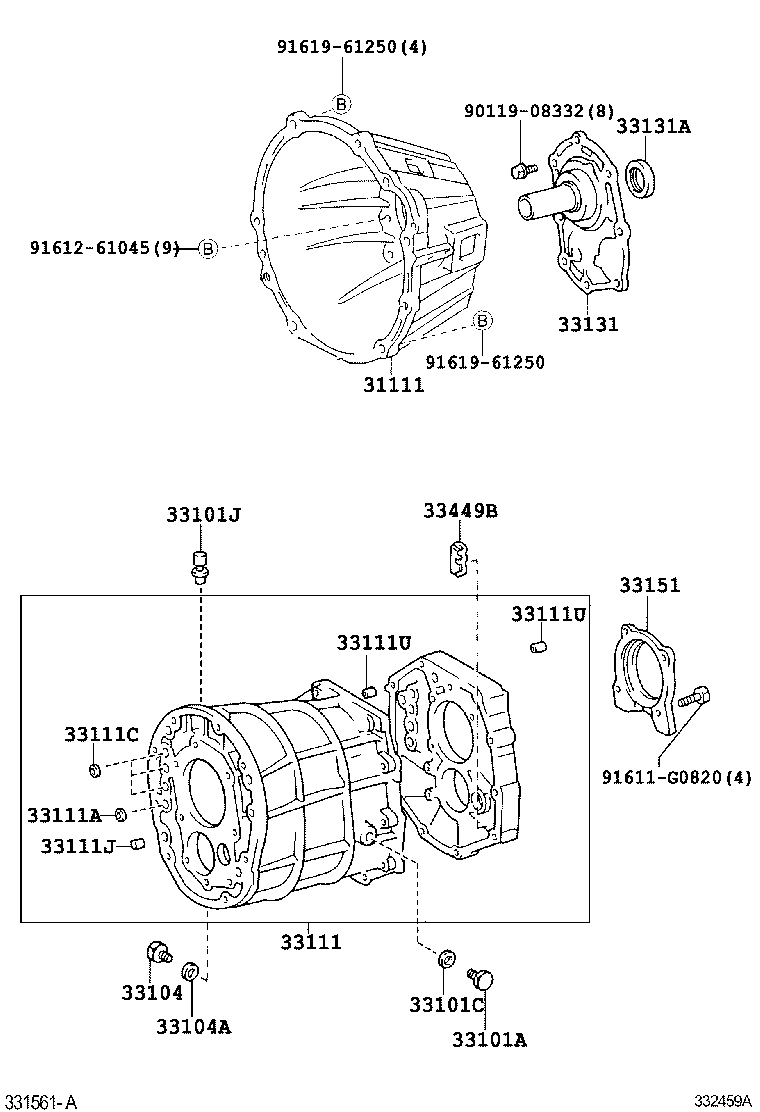  DYNA |  CLUTCH HOUSING TRANSMISSION CASE MTM
