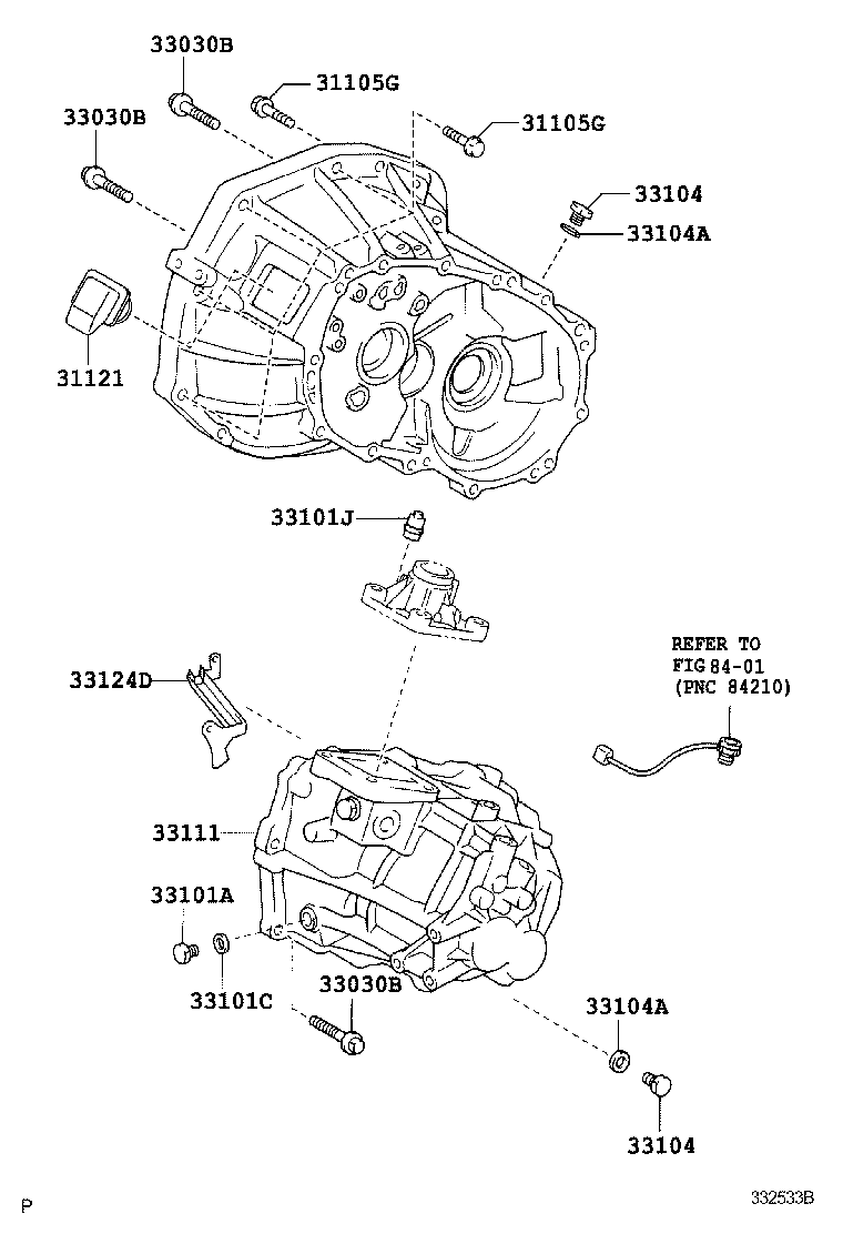  AYGO |  CLUTCH HOUSING TRANSMISSION CASE MTM