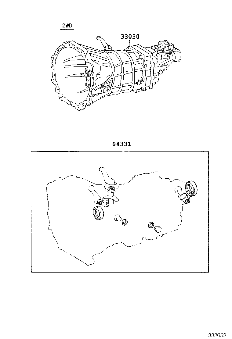  DYNA |  TRANSAXLE OR TRANSMISSION ASSY GASKET KIT MTM