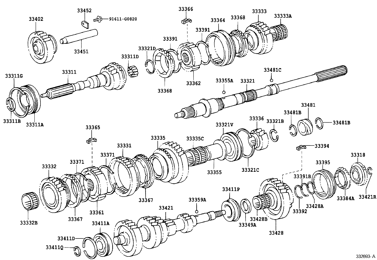  HILUX |  TRANSMISSION GEAR MTM