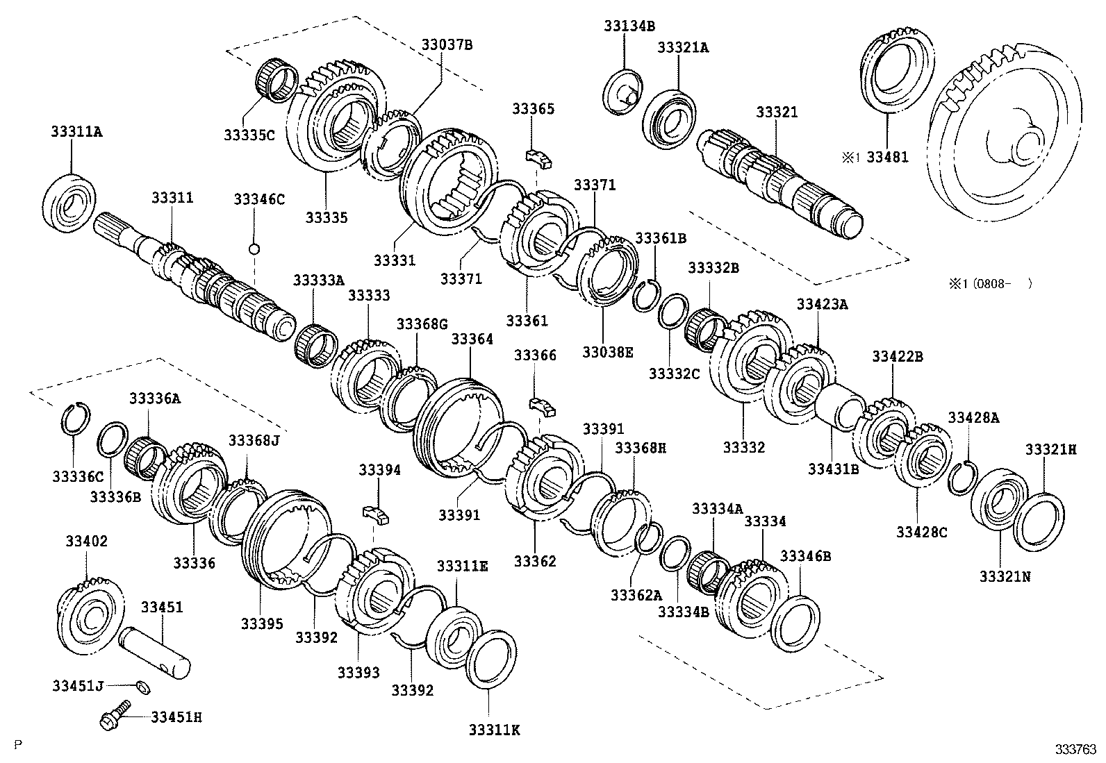  YARIS JPP |  TRANSMISSION GEAR MTM