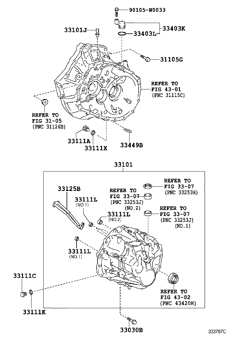  AVENSIS |  CLUTCH HOUSING TRANSMISSION CASE MTM