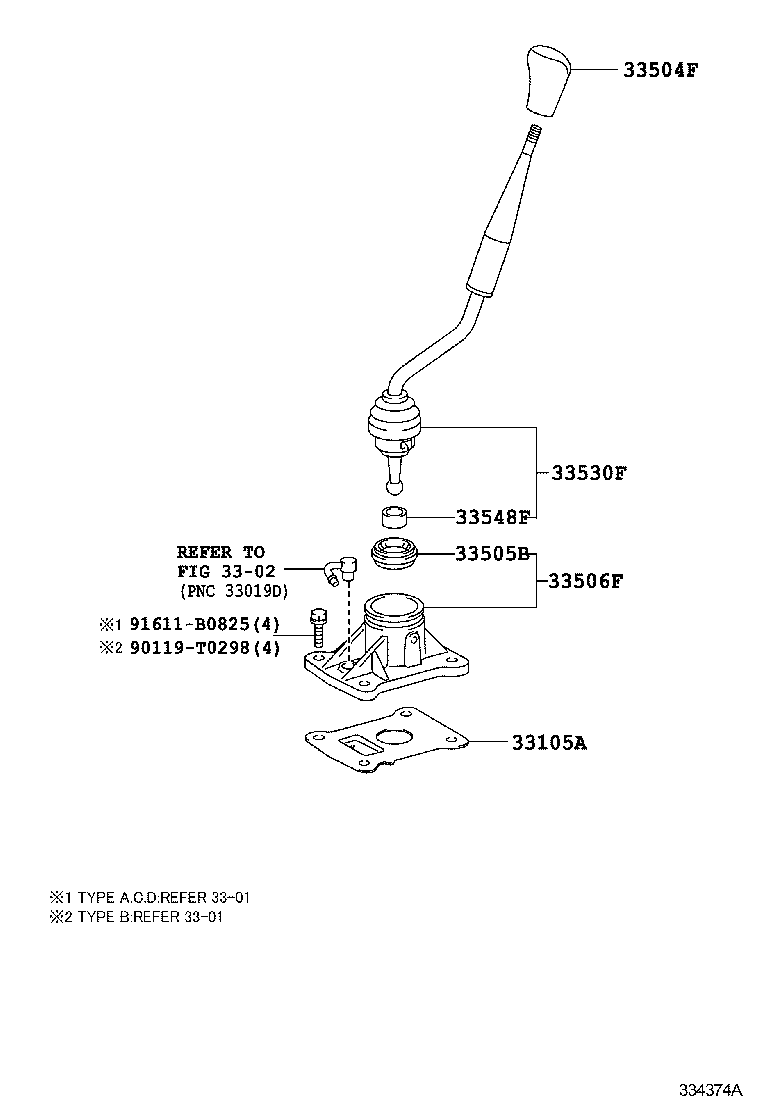 HILUX |  SHIFT LEVER RETAINER