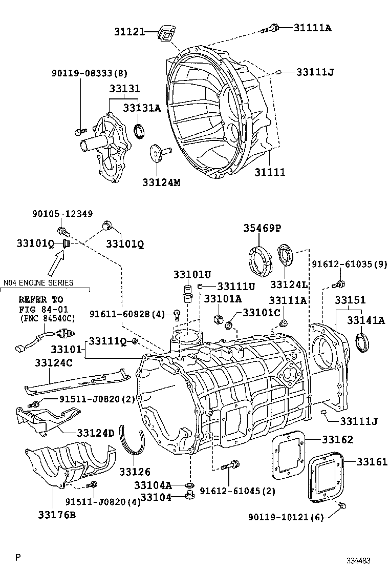  DYNA |  CLUTCH HOUSING TRANSMISSION CASE MTM