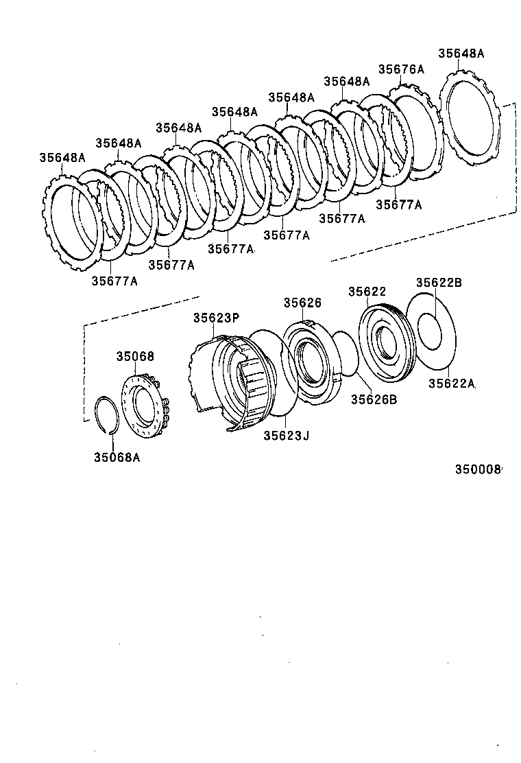  LAND CRUISER 100 |  BRAKE NO 3 1ST REVERSE BRAKE ATM