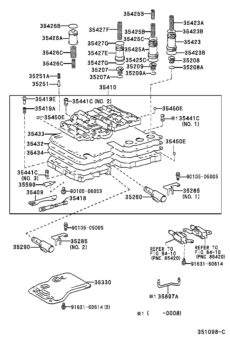  LAND CRUISER 100 |  VALVE BODY OIL STRAINER ATM