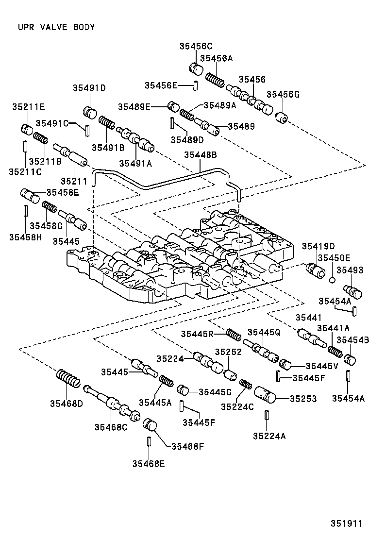  LAND CRUISER 100 |  VALVE BODY OIL STRAINER ATM