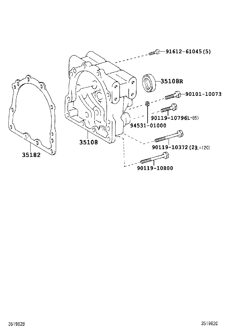  COASTER |  EXTENSION HOUSING ATM