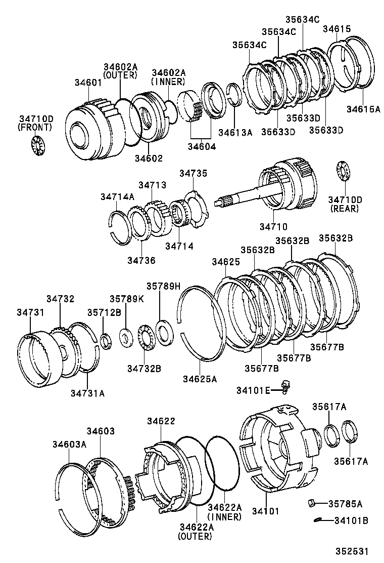  LAND CRUISER 100 |  OVERDRIVE GEAR ATM